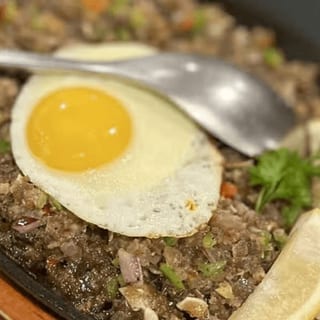Pork Sisig with Egg